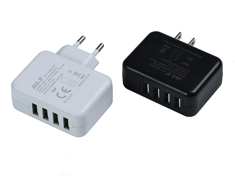 D12 5v4.8a American standard four Port USB charger